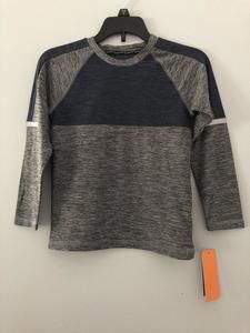 NEW! MTA Sport Active Long-sleeve Shirt Boys Sz XS 5 Blue & Gray Fast Dri  FS